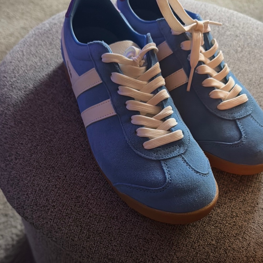 Gola Blue and White Athletic Shoes